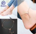 Butterfly Anklet Payal for girl Gold Simple Foot Bracelet. 