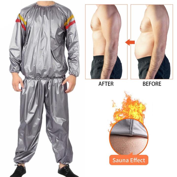 Heavy Duty Fitness Weight Loss Sweat Sauna Suit Exercise Gym Anti-Rip Sauna Suit Waterproof Fat Burning Fitness Sweat Suit
