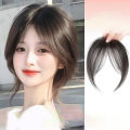 Middle Part Fake Bangs Fringe Synthetic Topper Hairpiece Clip-In Bang Extension DIANGUI. 