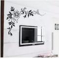 Black Corner Wall Sticker JM7032. 