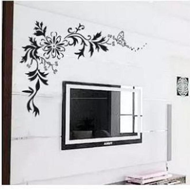 Black Corner Wall Sticker JM7032
