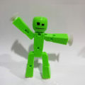 2 Pcs Random Color Stikbot Screen Animation Toys Shed Dolls with Sucker Toys. 