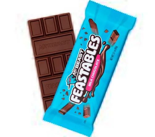 Mr Beast Feastables 35g Milk Chocolate Bar – Creamy Organic Milk ...