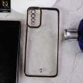 Vivo_ Y20a Cover - Black - New Electroplated Side Borders Camera And Lense Protection Case. 