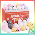 Cute Kawaii Soft Squishy Squeeze Cartoon Toy for Kids Relieves Stress Anxiety Home Decoration. 