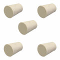 5Pcs Solid Rubber Stoppers Plug Bungs Laboratory Bottle Tube Sealed Lid Corks. 