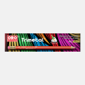 ORO Trimetol Lead Pencil with Eraser - 12Pcs Pack. 