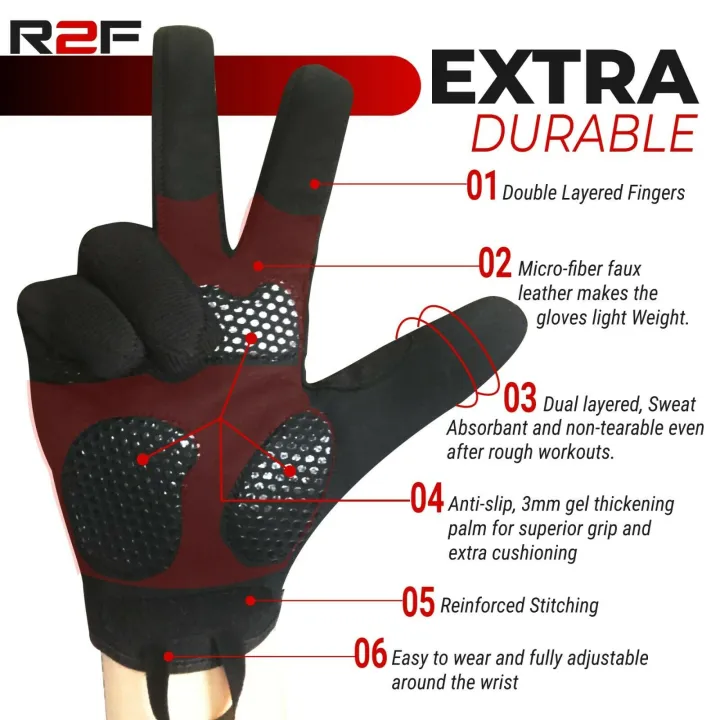 New%20Design%20Full%20Finger%20Black%20Weight%20Lifting%20Gloves%20Touchscreen%20Workout%20Fitness%20Gym%20Training%20Powerlifting%20Faux%20Leather%20Sport%20Gloves%20for%20Men,s%20&%20Women%20-%20Image%203