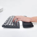 【HOT】 Keyboard Wrist Rest Pad Wrist Rest Mouse Pad Memory Foam Superfine Fibre for PC Computer Gaming Keyboard Raised Platform Hands Tetuo.