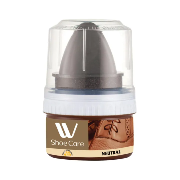 WBM%20Shoe%20Polish%20Cream%20Neutral,%20Multi%20Purpose%20Shoe%20Shiner%20with%20Sponge%20-%20Image%202