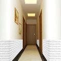 Wall Stickers 10PCS  3D  Brick, PE Foam Self-Adhesive Wallpaper Removable and Waterproof Art Wall Tiles for Bedroom Living Room Background TV Decor. 
