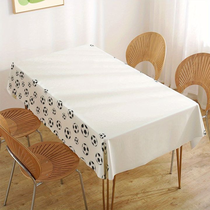 Football%20Table%20Cover%20-%20108%20cm%20x%20180%20cm%20-%20Plastic%20-%20Football%20Themed%20Party%20-%20Green%20-%20Boys%20-%20Unisex%20-%20Pack%20Of%201%20-%20Image%202