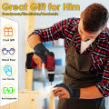 LED Rechargeable Flashlight Glove for Men Finger Lights Cool Gadgets Tools Outdoor Mechanics Lighted Glove Gift Dad Boyfriend. 
