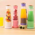 Random Color 400ml Crown Type Juicer Bottle, Mini Portable Blender Fruit Mixers, 400ml Electric Juicer, Anti Drip Blender, Mini Shake Smoothie Blender, Crown Type Portable Rechargeable Juicer. 