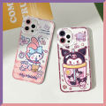 Cinnamon kuroll Kuromi soft silicone case for iPhone 15 14 Pro Max 13 12 11 pro mini XR Xs x 8 7 6 6s Plus se 2020 clear back cover. 