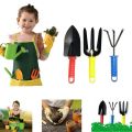 Set Of 3 Gardener Mate Hand Fork Garden Tools Set Small Garden Tool Gardening Tools Set Hand Small Cultivator Small Trowel Garden Small Fork Kids Toy Planting Tools fawdo wala set. 