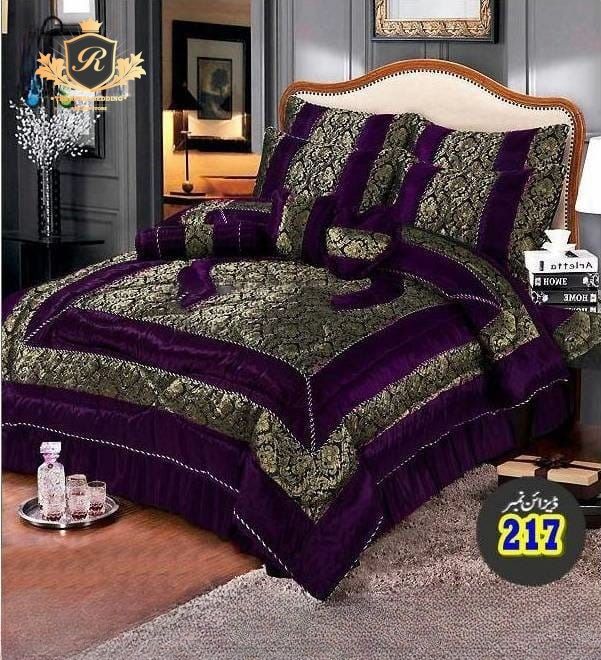 The%20Royal%20Bedding%20Luxury%20Bridal%20Bed%20Set%20Fancy%20Bridal%20Bed%20Sheet%20Set%20Pillow%20Cover%20Cushion%20Cover%20Neck%20Roll%20Set%20of%20%208%20Pcs%20-%20Image%203
