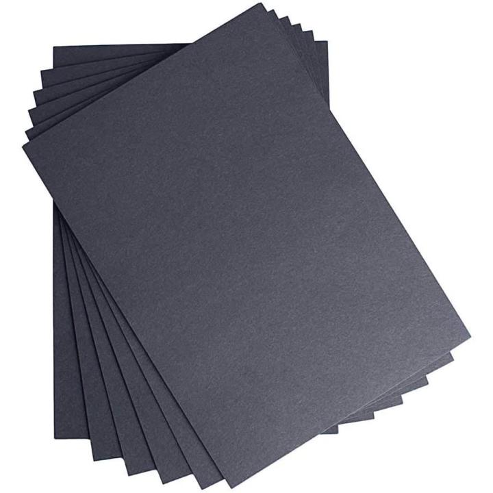 10 Black Color 160-180 GSM Heavy Cardstoke Pastel Sheets Art and Craft paper Double Sided Colored DIY Craft Smooth Finish for Origami, Craft, Greeting card making