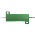 2 Pcs Aluminum Shell Wirewound Resistor Green 100W 100 Ohm & 50W 25 Ohm. 