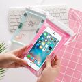 PVC Waterproof Phone Pouch Floating Airbag Swimming Bag Universal Mobile Phone Case Water Proof Bag for For Swim Diving Surfing Rendom Design. 