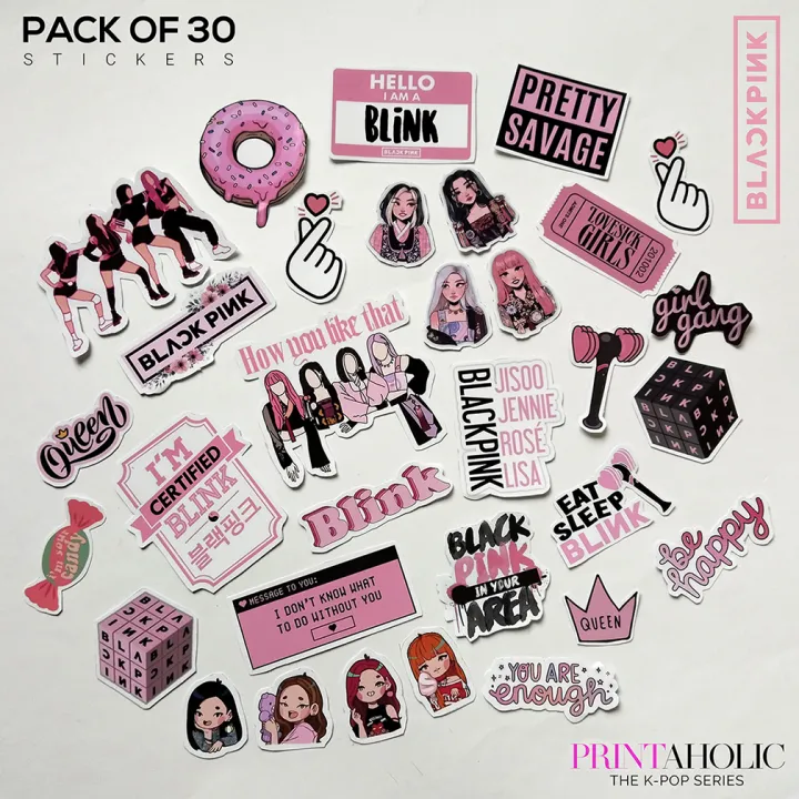 Black%20pink%2030%20Cut%20Out%20Stickers%20Pack%20available,%20Black%20Pink,%20BTS,%20KPOP,%20STRAY%20KIDS,%20SEVENTEEN,%20Fully%20Customized%20Perfect%20Gift%20For%20Army%20-%20Image%202