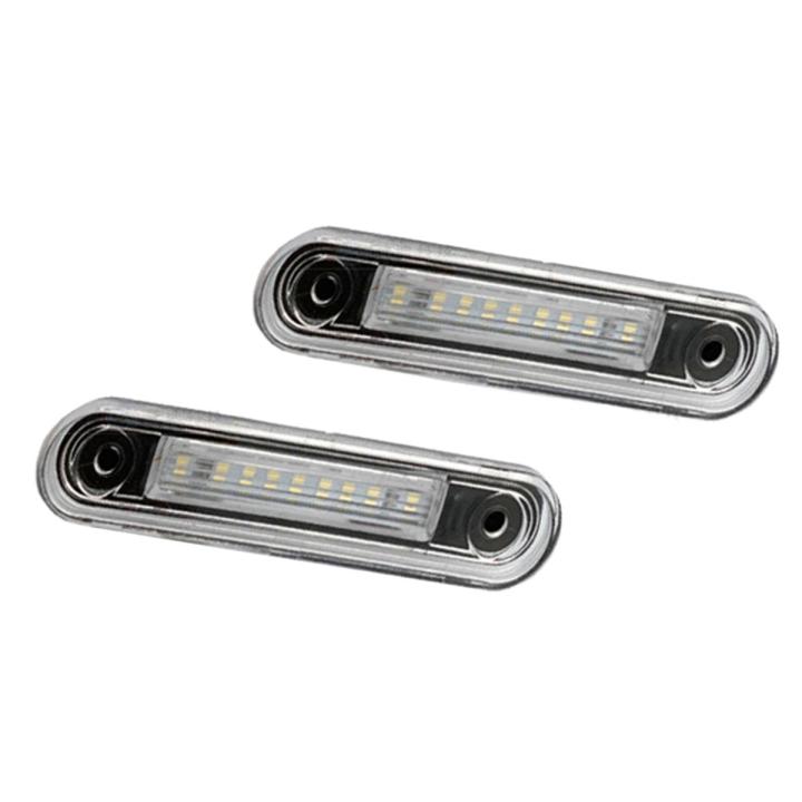 Car A1248200256 LED License Number Plate Light Rear Tail Lamp for Mercedes Benz E-Class W124 W202 124800256 A128820056