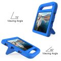For Samsung Galaxy Tab A 8.4 2020 SM-T307U Handle Portable EVA Shockproof Anti Falling Protective Case with Triangle Holder. 