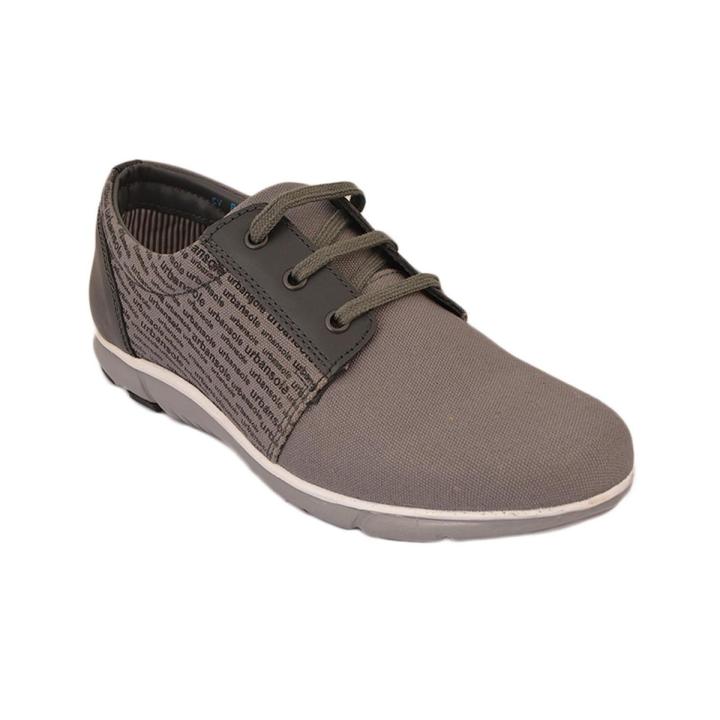 Urban Sole Grey Canvas Shoes  Winter Collection - CV-8101