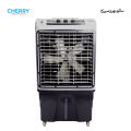 Cherry Air Cooler CR-3000 , DC-12V 70% Energy Saver, Plus Fast Cool , 80 Liters , Auto Swing and Turbo Cooling Technology , 4 Way Movable , Ice Box Technology , 1 Year Warranty , Works Only DC Battery , Solar & DC 12V Power Supplies. 