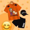 "Eid-ul-Adha Kids' Printed T-Shirt, Shorts & Cap Combo: Pack of 3". 