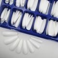 Dollar Shop 100pcs / Square / Almond / Oval / Coffin / Shape Natural & White Color Artificial Nails for girls kit Acrylic Nail Extensions Manicure Tools for Womens Extra Long Press on Nails. 