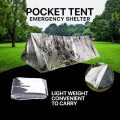 Emergency Shelter Tent – Pocket Camp & Shelter. 