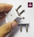DreamsMart Pack of 2pcs electric plugs AC 110v - 250v 10A 2 pins electric plug shoe brass pin fire retardant ABS plastic for extension boards fridge freezer socket power cables home appliances. 