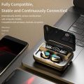 M13 Mini TWS Wireless Bluetooth 5.3 Earbuds Noise Cancelling Earphones Handfree Calling Driving Headphones Support TF Card Input MP3 Player Music Headset with Charging Box and Led Flashlight. 