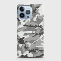 iPhone 13 Pro Grey Camouflage Hard Protection Case. 