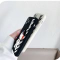 Cartoon Doraemon Off Cat Shockproof Phone Case For iPhone 13 12 11 Pro 14 XS Max XR 7 8 Plus White Stripes Protective Soft Cover. 