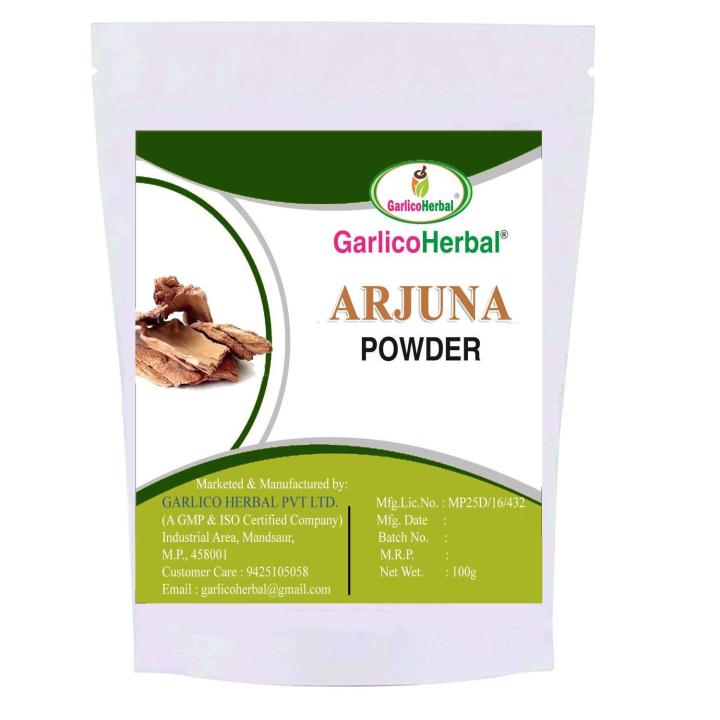 Garlico Herbal Arjuna Powder  Arjun Chhal Powder - 100g