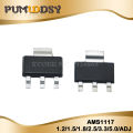 50PCS AMS1117 AMS1117-3.3V AMS1117-ADJ AMS1117-1.8 AMS1117-1.2 AMS1117-5.0 AMS1117-2.5 AMS1117-3.3 AMS1117-5.0 AMS1117-1.5 SOT. 