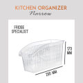 Space-Saving Compact Kitchen Organizer (Ideal for fridge storage) [Narrow] (K527). 
