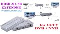 HDMI USB KVM Extender Uto 1080p resolution | Over IP, Fiber, 120 mtr, 200 mtr, 200 mtr. 