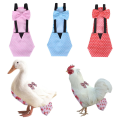 Chicken Diapers Bantam Hens - Reusable 3 Pcs with Bow Ties Poultry Nappies Washable Waterproof for Pets Ducks Silkie Easy to Use L. 