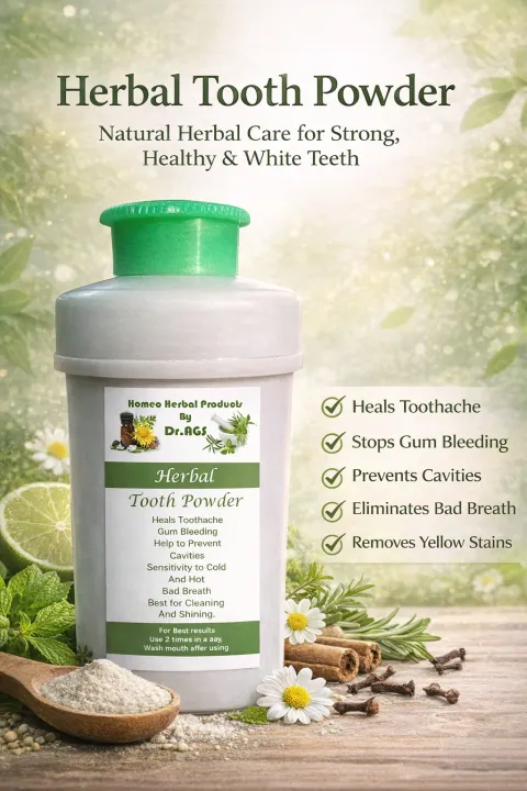 Herbal Tooth Powder by Dr.AGS | Daraz.pk