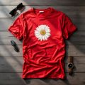 Aua&Co Black Printed T-Shirt For Girls & Women. 