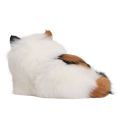 Simulation Plush Cat Doll, Artificial Hair Opening Eyes Colorful Lifelike Simulation Cat Toy for Home Decoration. 
