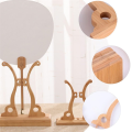 Round Fan Stand Folding Handy Fan Holder Organizer Chinese Fan Holder Hand Fan Hand Held Fan Fans Decor Fan Stands Easy Install Easy to Use ,B. 