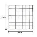 Grid Panel, Photo Wall Display, Metal Mesh Wall Decor, Multi functional Hanging Picture Wall, DIY, Art Display,. 
