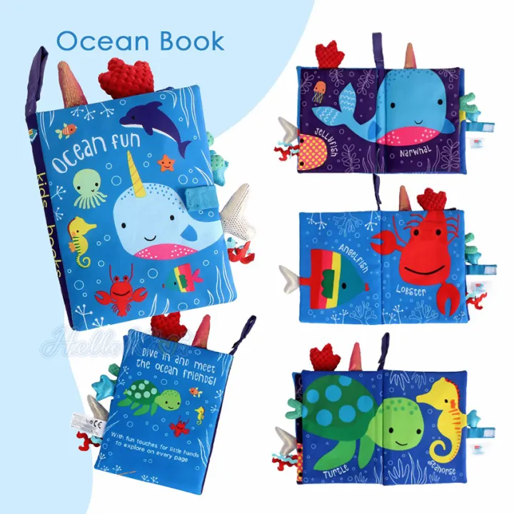 HelloKimi%20Soft%20Early%20Learning%20Sensory%20Cloth%20Fabric%20Kids%20Cartoon%20Animal%20Toy%20Book%20Rustle%20Sound%203D%20Tail%20Educational%20Touch%20and%20Feel%20Crinkle%20Books%20for%20Boys%20&%20Girls%20Toddler%20Infants%20Baby%20Children%20Toys%20-%20Image%203