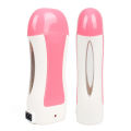 Depilatory Wax Heater, Wax Roll On Heater, wax machine 3 in 1 Depilatory Roll On Heater Waxing with Epilator Machine Cartridge Heater for Skin Underarm Hair Removal Face Skin Care Tool. 