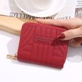 Fashion Embroidery Short Women's Wallet Zipper Clutch Bag Small Female Coin Purses Credit ID Card Holder Money Clip Case. 