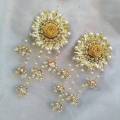 handmade gota earring. 